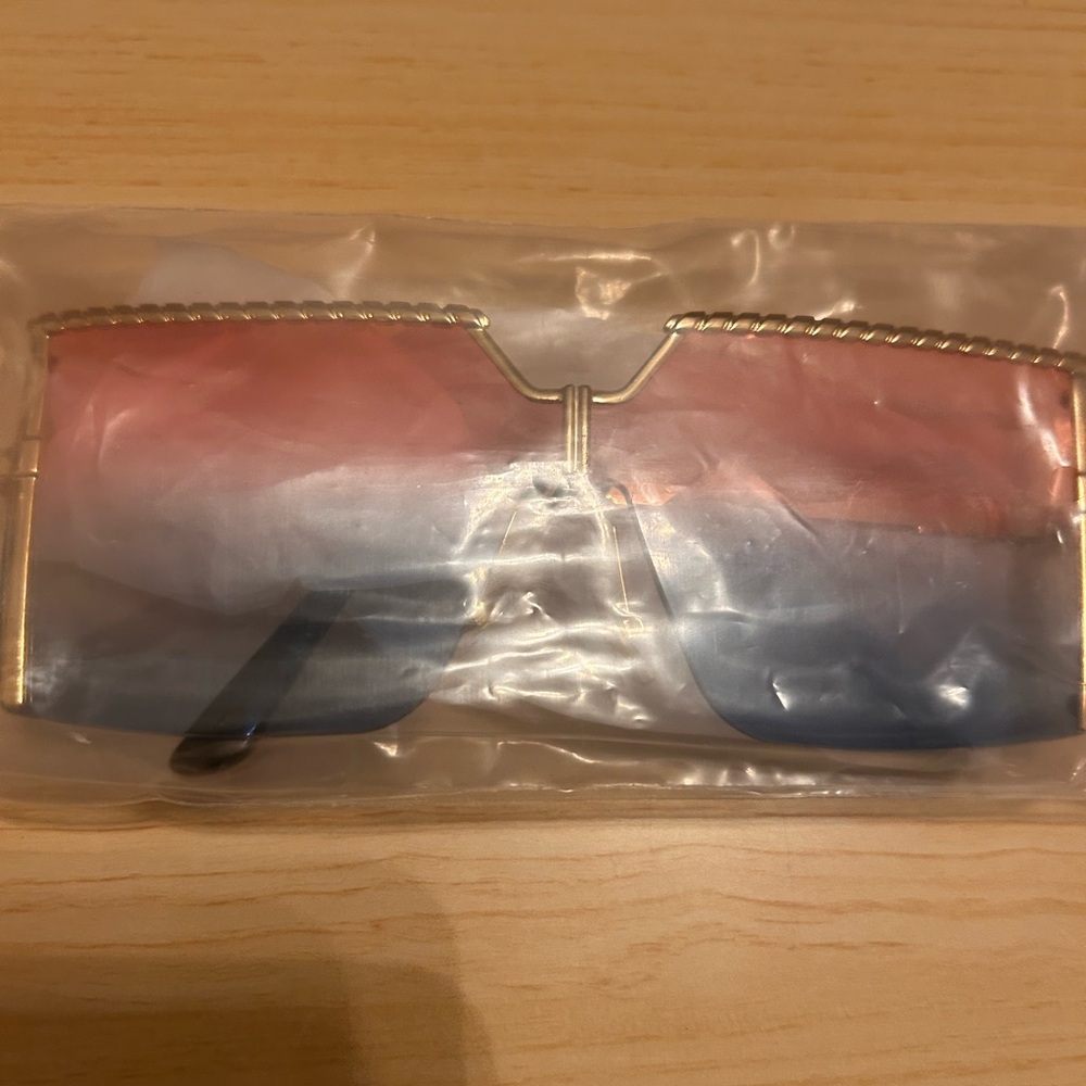 Pink and Blue Gradient Sunglasses